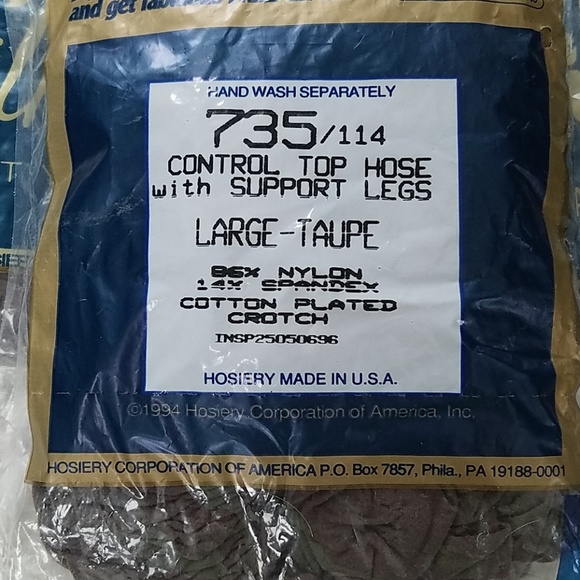 3 pair, Silkies Cintrol Top large Taupe hosiery - Picture 2 of 2